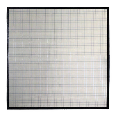 RayFlex silver 45cm reflector tile, 10mm depth — tight directional strip, neutral bounce