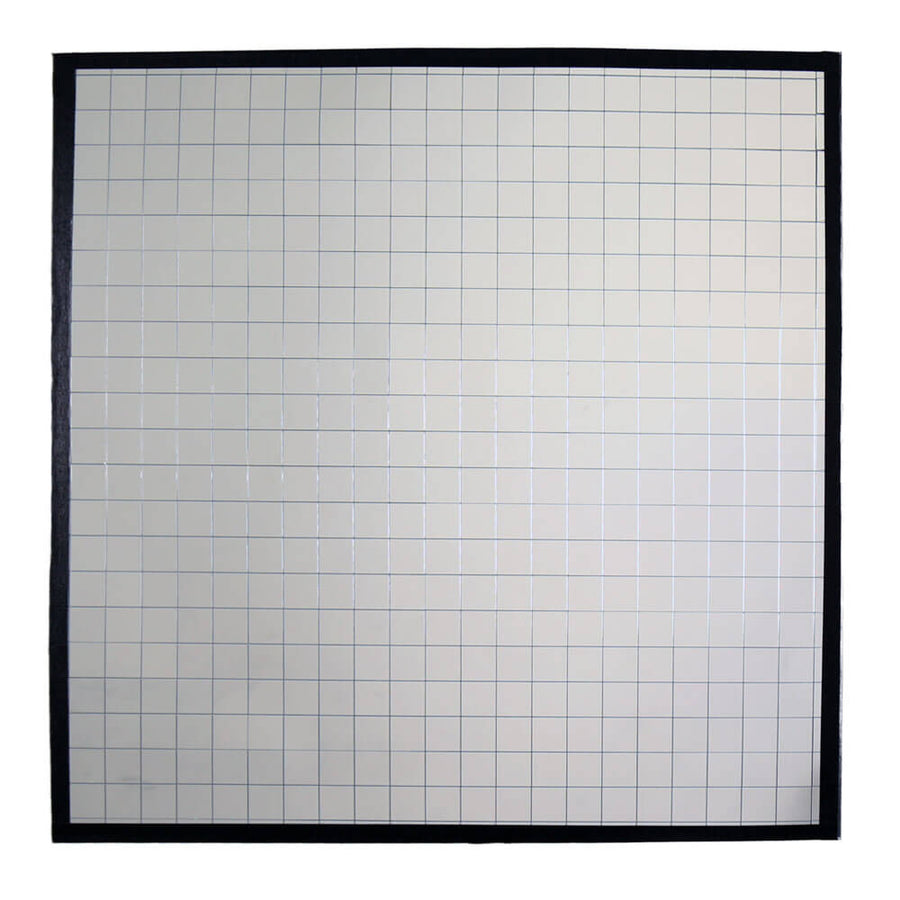 RayFlex silver 45cm reflector tile, 20mm depth — versatile neutral bounce, most popular tile depth