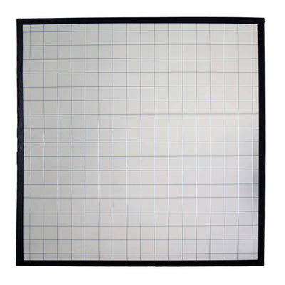 RayFlex silver 45cm reflector tile, 25mm depth — wide even spread, clean neutral bounce