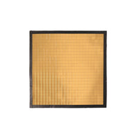 RayFlex gold 25cm compact reflector tile, 10mm depth — directional light strip, warm fill