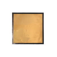 RayFlex gold 25cm compact reflector tile, 5mm depth — precise, mirror-like beam, warm cinematic fill