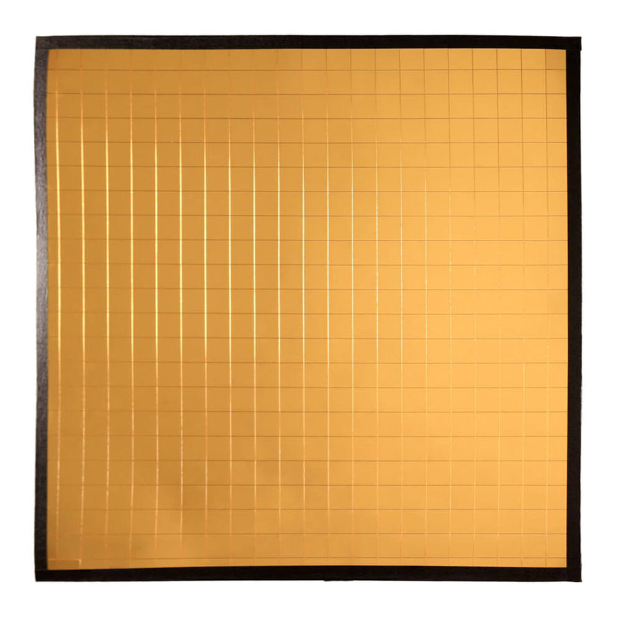 RayFlex gold 45cm reflector tile, 20mm depth — versatile warm fill, most popular tile depth