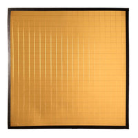 RayFlex gold 45cm reflector tile, 20mm depth — versatile warm fill, most popular tile depth