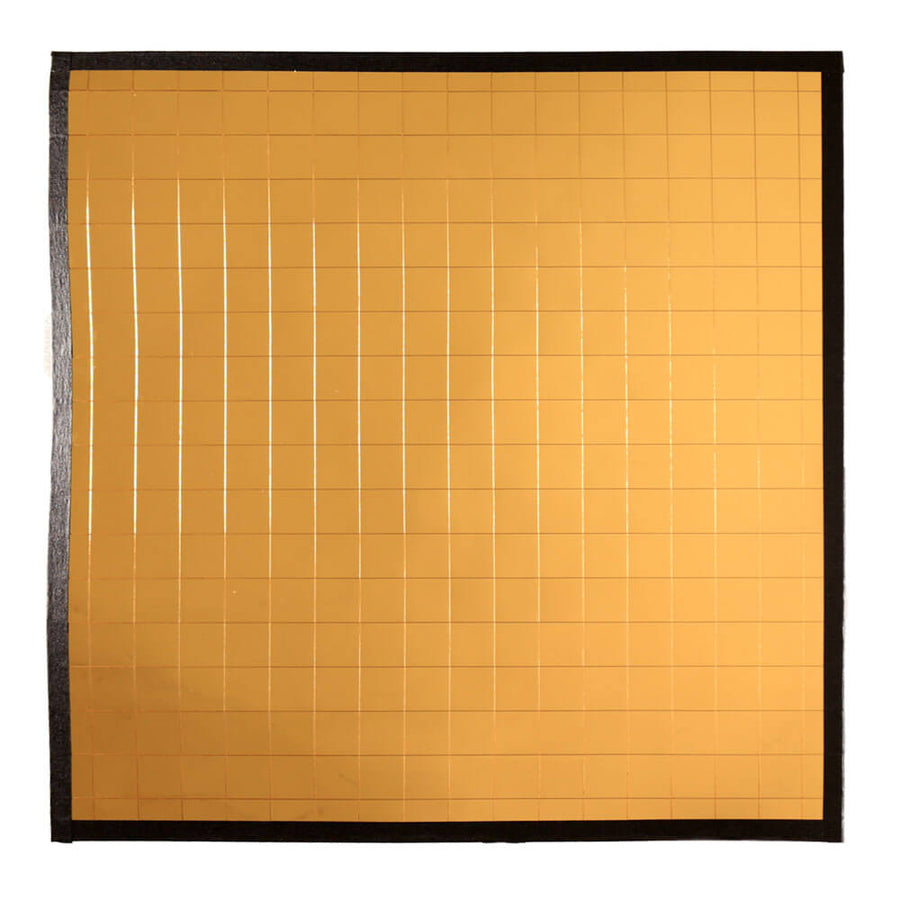 RayFlex gold 45cm reflector tile, 25mm depth — wide even spread, warm fill for cinematography