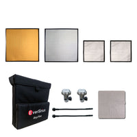 RayFlex M-45C Kit — mixed gold and silver 45cm reflector tiles with flexible rods