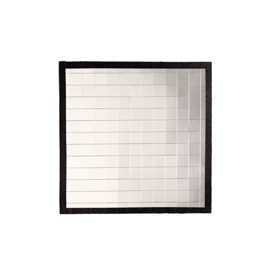 RayFlex silver 25cm compact reflector tile, 20mm depth — versatile neutral bounce, most popular depth