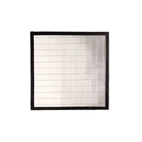 RayFlex silver 25cm compact reflector tile, 20mm depth — versatile neutral bounce, most popular depth