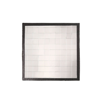 RayFlex silver 25cm compact reflector tile, 25mm depth — wide even spread, clean neutral bounce