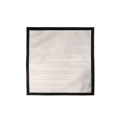 RayFlex silver 25cm compact reflector tile, 5mm depth — precise, mirror-like beam, neutral bounce