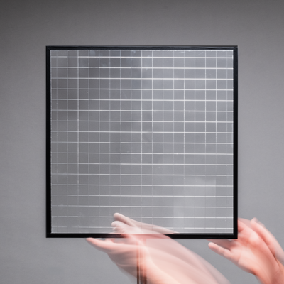 Silver 45cm - 25mm Tile hover